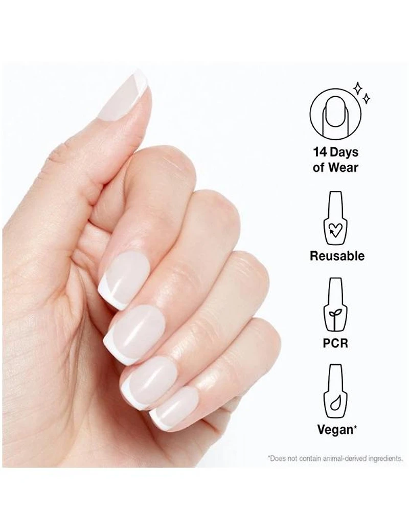 Ongles courts French Press OPI xPRESS-ON