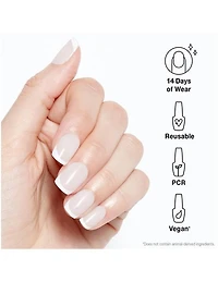 Ongles courts French Press OPI xPRESS-ON