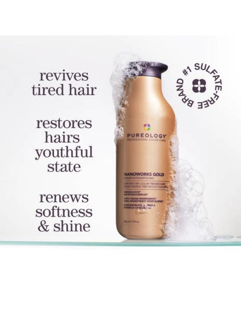 Pureology Nanoworks Gold Shampoo - 266ml