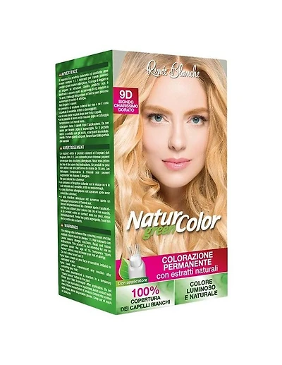 Renee Blanche Natur Green Color 9D Blond Très Clair Doré