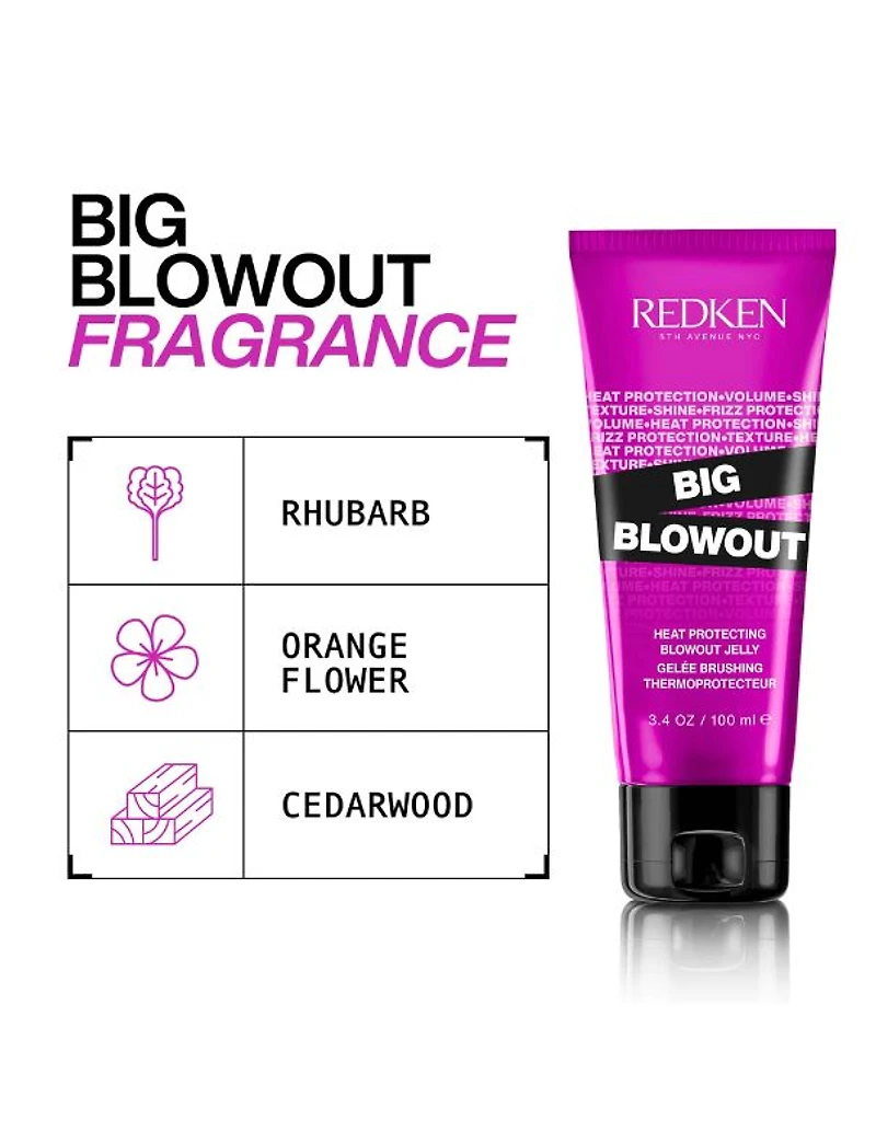 Gelée thermoprotectrice Redken Big Blowout pour brushing - 100 ml