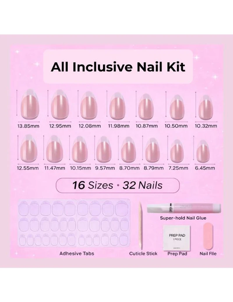 Kit d'ongles à presser RPNZL
