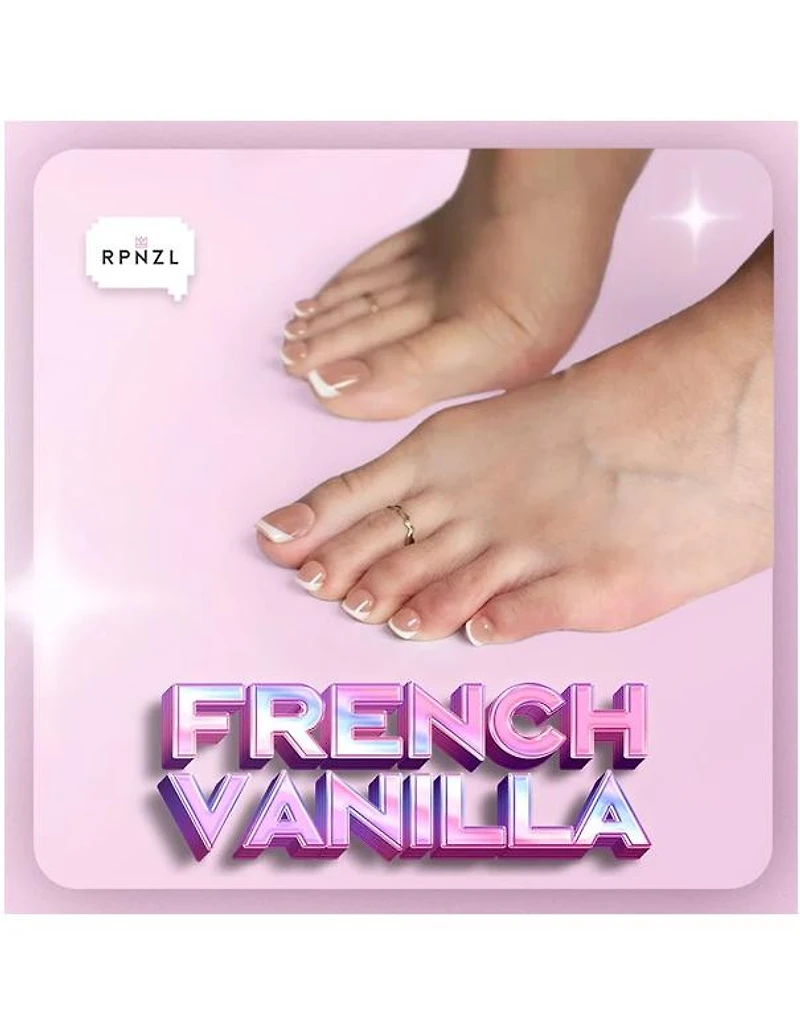 Kit de pose d'ongles à coller RPNZL - Vanille française