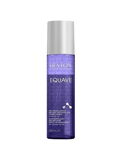 Revlon Equave Anti-Jaunissement Démêlant Instantané Sans Rinçage pour Cheveux Blonds - 200ml