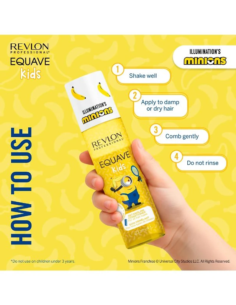 Revlon Equave Kids Minions Detangling Conditioner Leave-in - 200ml