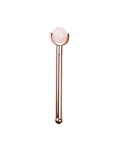 Rouleau de beauté pour le contour des yeux en quartz rose Relaxus