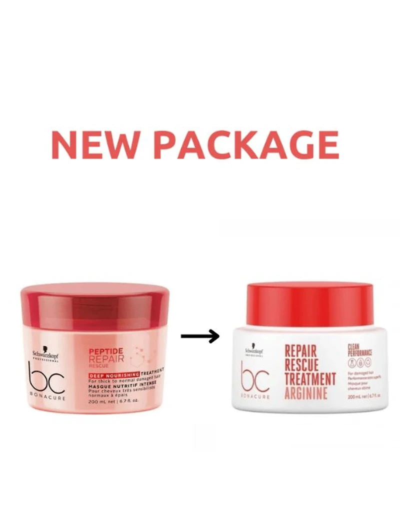 Soin nourrissant intense BC Bonacure Peptide Repair Rescue - 200 ml