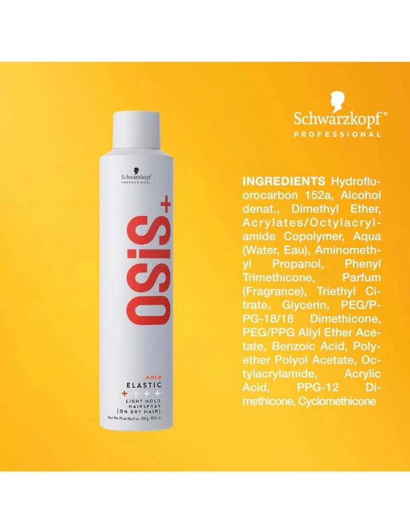 Laque OSiS Elastic Fixation Légère - 300ml