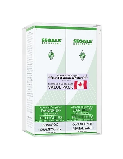Duo pellicules et cuir chevelu sec Segals