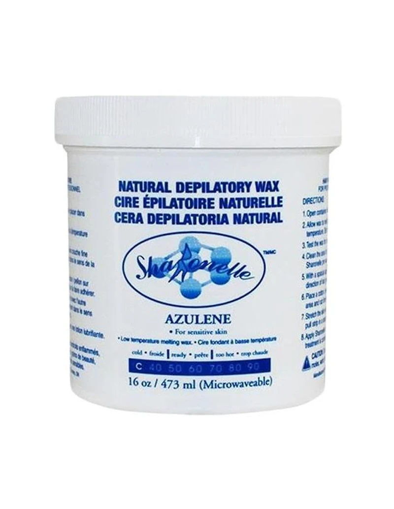 Cire d'azulène naturelle pour micro-ondes Sharonelle - 16 oz