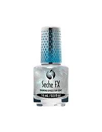 Top Coat Effet Diamant Seche FX Bleu - 14 ml