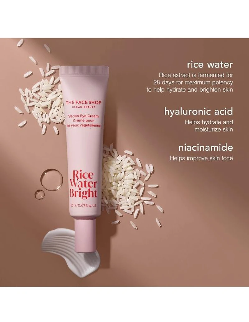 Crème contour des yeux végétalienne The Face Shop - 20 ml