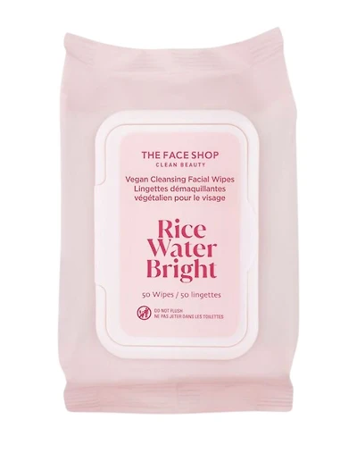 Lingettes nettoyantes visage végétaliennes The Face Shop