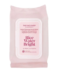 Lingettes nettoyantes visage végétaliennes The Face Shop