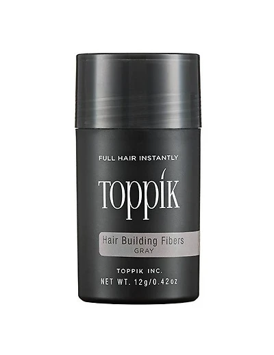Fibres capillaires reconstituantes pour cheveux gris TOPPIK - 12 g