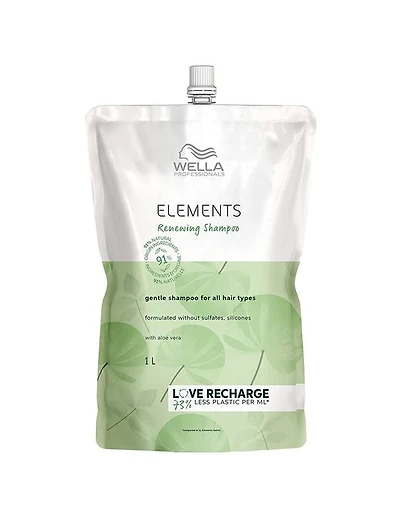 Shampooing rénovateur Wella Elements - 1 L