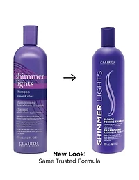 Clairol Shimmer Lights Shampoing Tonifiant pour Cheveux Blonds - 473ml