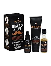Kit de 3 accessoires pour barbe de Woody
