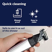 Philips Wet/Dry Bodygroom Series 5000 Showerproof