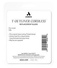 Andis Cordless T-Outliner Li Replacement T-Blade , 04535