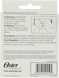 Oster Professional Replacement Blade for Classic 76 Size 2 & other Model Clippers, 76918-126