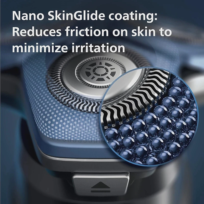 Philips Electric Shaver Series 7000, Wet & Dry with SkinIQ technology & Cable-free Quick Clean Pod, S7882/50