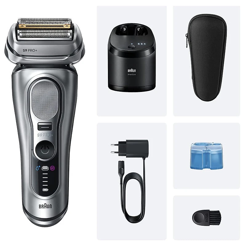 BRAUN SERIES 9 PRO PLUS SHAVER WITH CLEANING STATION 9667CC