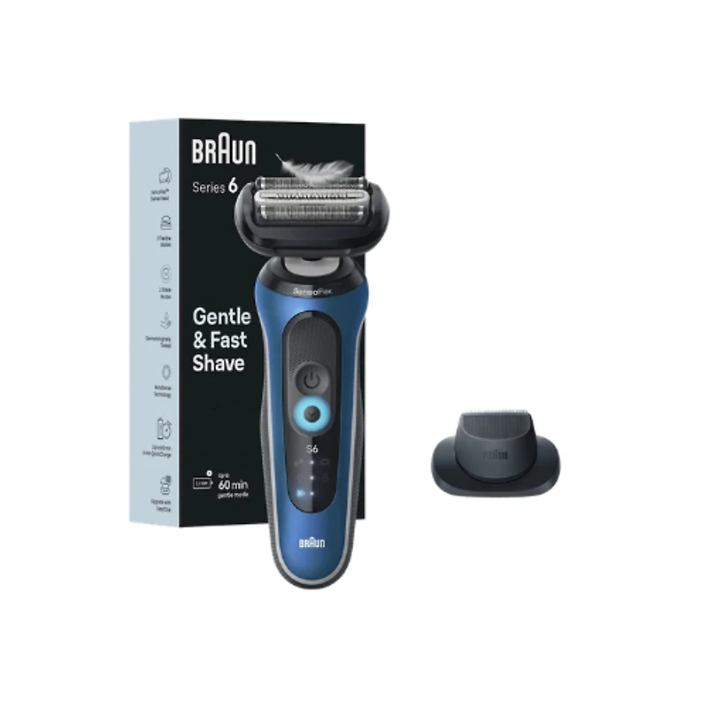 Braun Electric Shaver for Men, Series 6 Wet & Dry 6120S