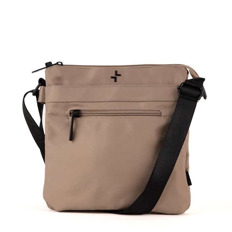 Sac à bandoulière RFID en nylon Tracker Basic 2 soufflets
