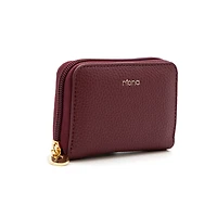 Riona Ketty Pebbled RFID Small Zip Around Wallet