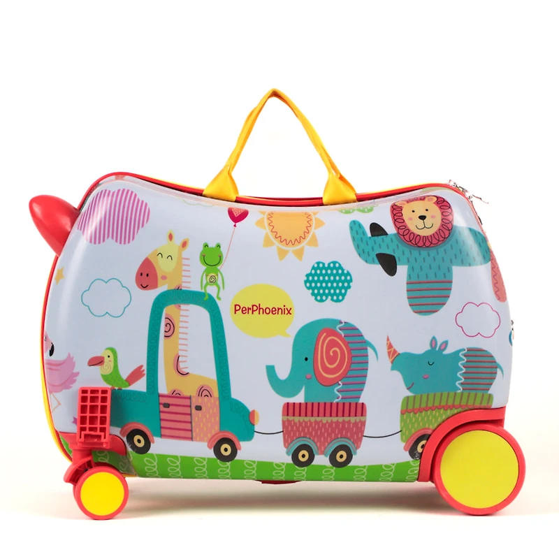 Valise rigide pour enfant Tracker Crème glacée 17 po
