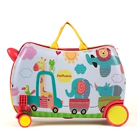 Valise rigide pour enfant Tracker Crème glacée 17 po
