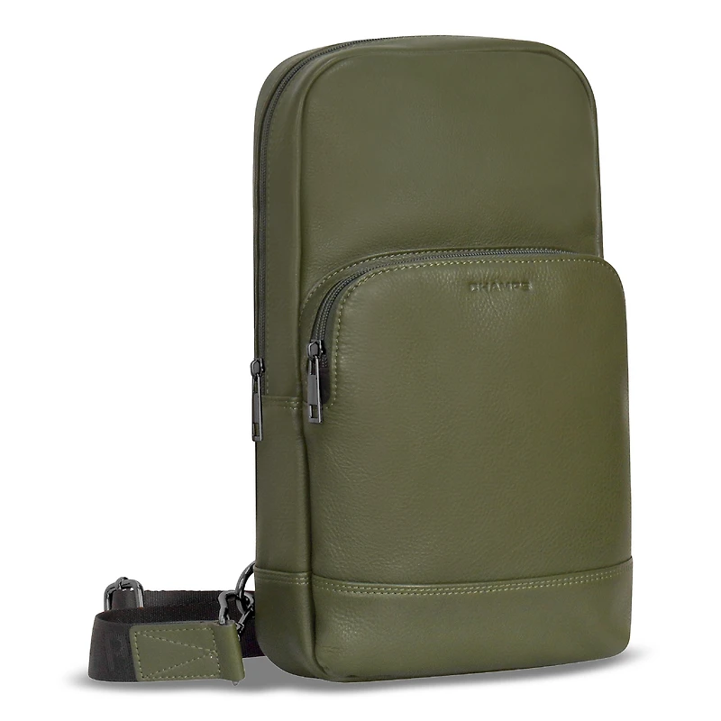 Champs Onyx Leather Sling Bag