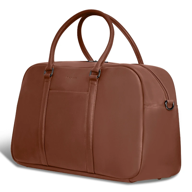 Champs Onyx Leather Duffle Bag