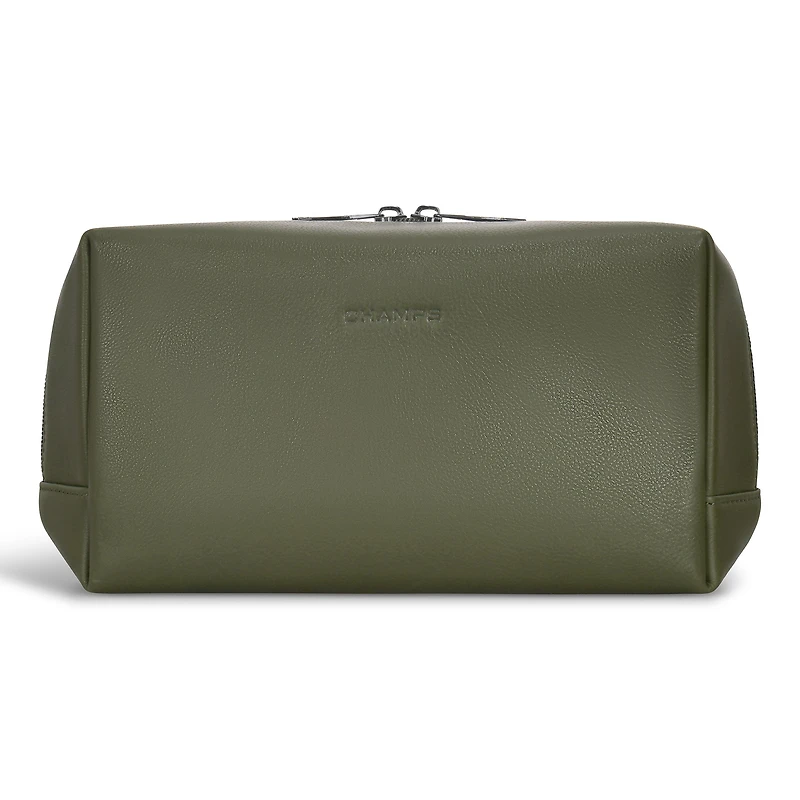 Champs Onyx Leather Toiletry Bag