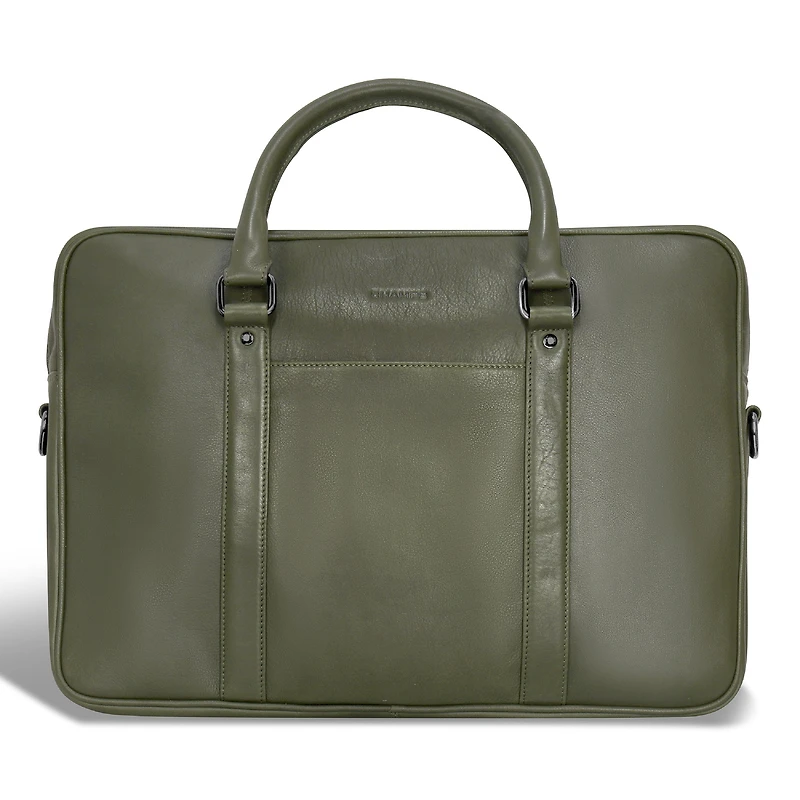 Porte-documents mince en cuir Champs Onyx
