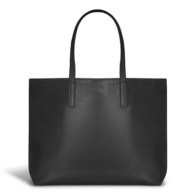 Champs Onyx Leather Open Tote