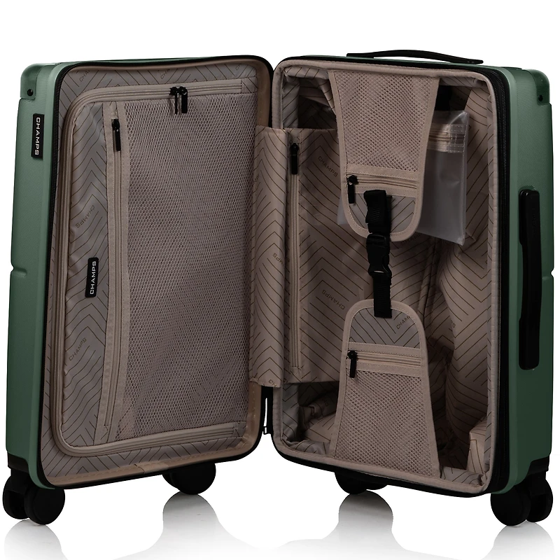 Champs Earth 3-Piece Luggage Set