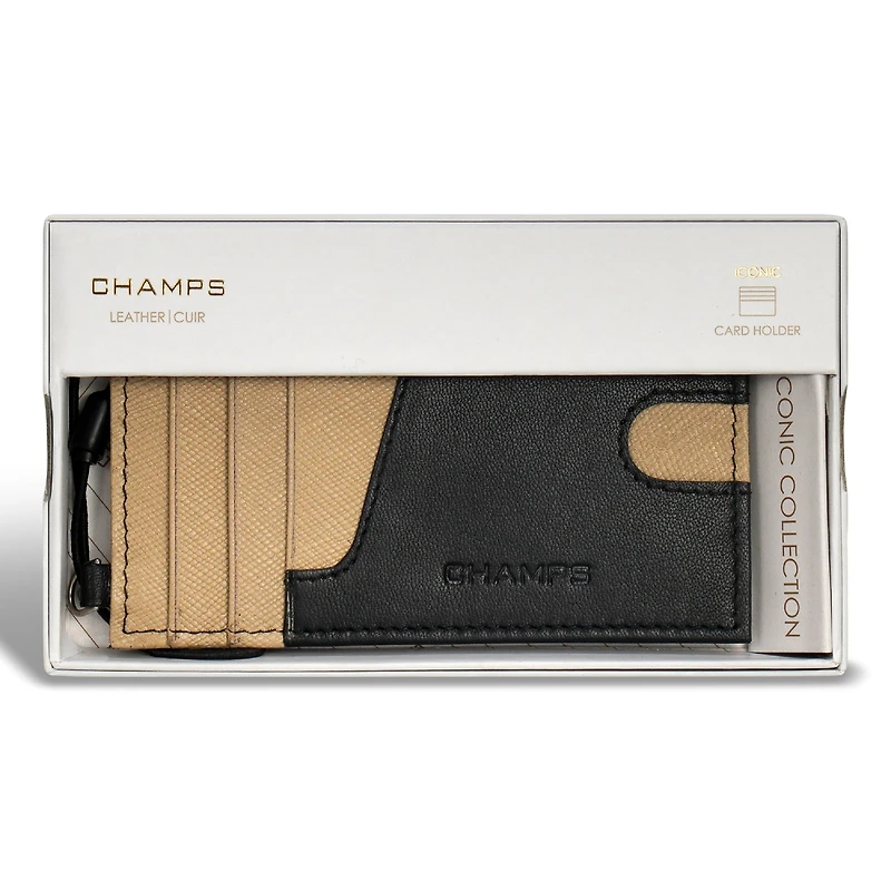 Champs Iconic Leather Slim Cardholder