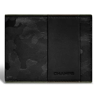 Champs Camo Leather Top Wing Wallet