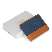Champs Denim Leather Top Wing Wallet