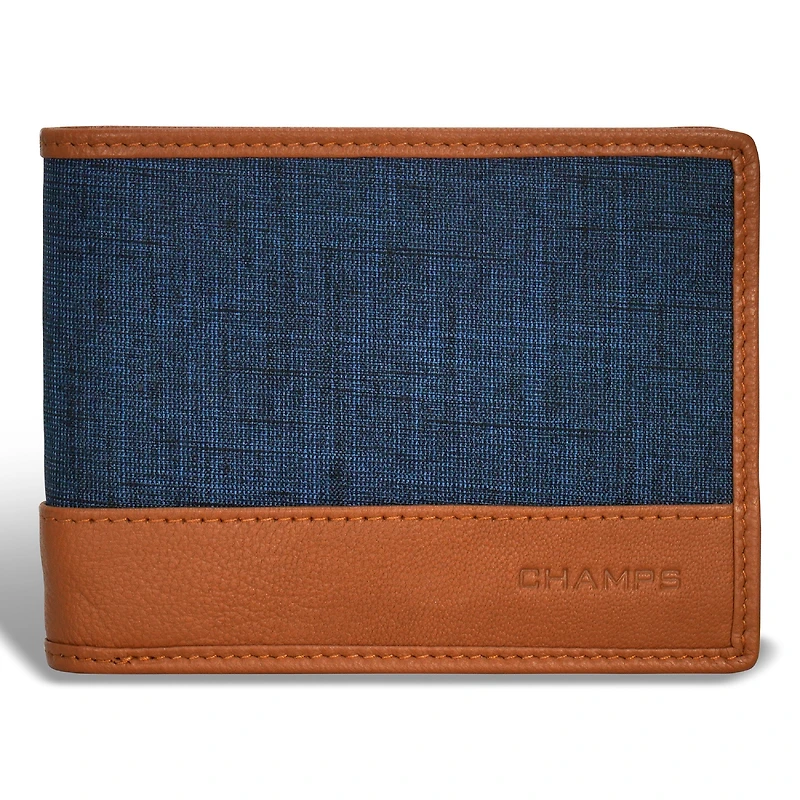 Champs Denim Leather Top Wing Wallet