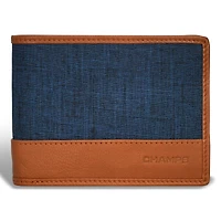 Champs Denim Leather Top Wing Wallet