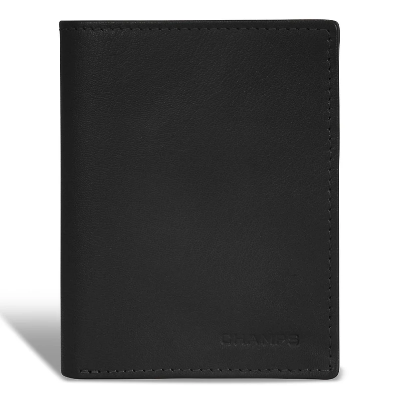 Champs Onyx Leather Vertical Wallet