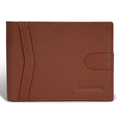 Champs Onyx Leather Access Center Wing Wallet