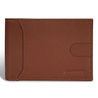 Champs Onyx Leather Bi-Fold Clip Wallet