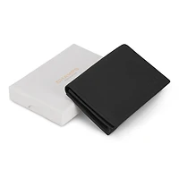 Champs Onyx Leather Card Case