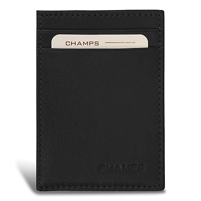 Champs Onyx Leather Mag Hybrid Card Holder