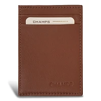 Porte-cartes hybride Champs en cuir Onyx Mag
