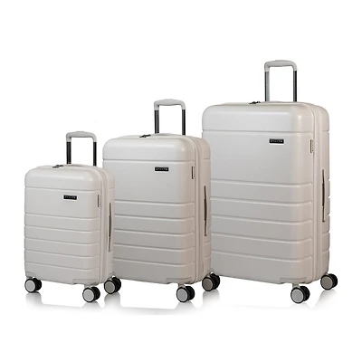 Champs Linen 3-Piece Luggage Set